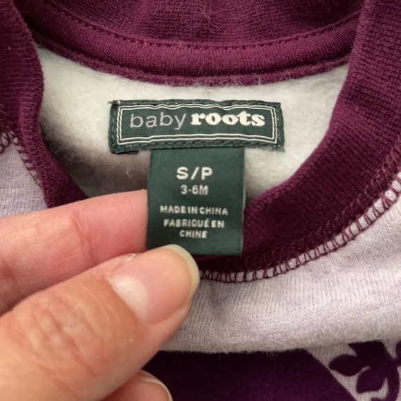 Roots baby sweatshirt, 3-6months - Picture 2 of 3